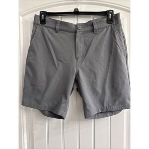 Travis Matthew Golf Shorts Mens Size 33 Waist Gray Stretch Lightweight Quick Dry